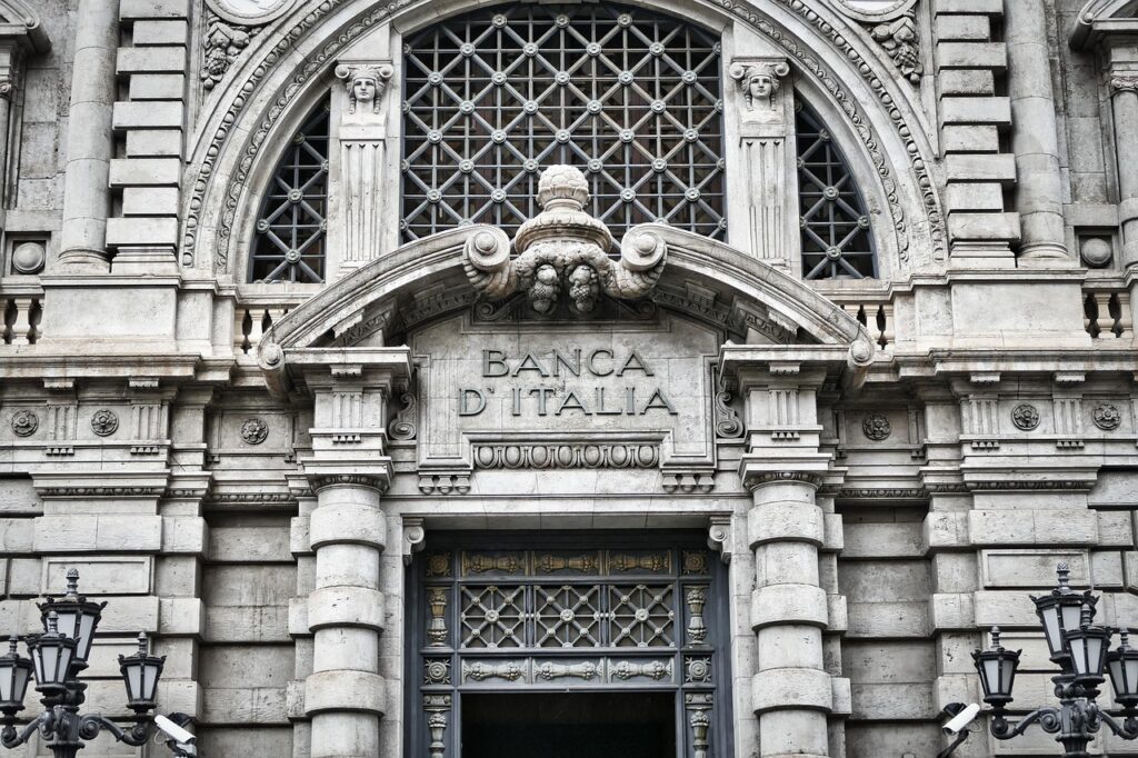 bank, central bank, finance, architecture, entrance, cityscape, italy, credit institution, exterior view, central bank, central bank, central bank, central bank, central bank